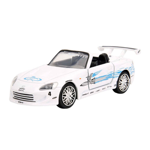 Jada 1:32 Scale Fast & Furious 2001 Honda S2000 White Diecast Vehicle Model