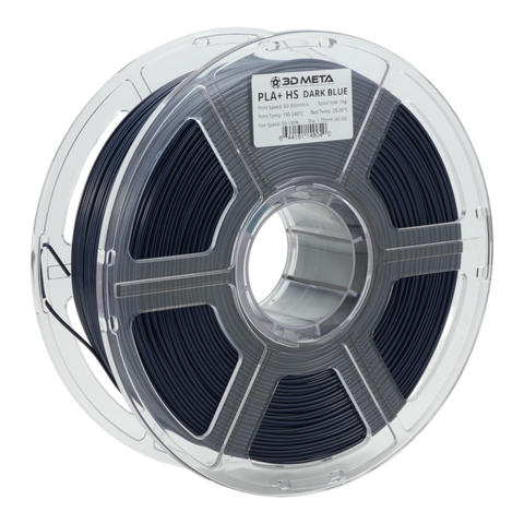 3D META High Speed PLA+ HS 3D Printing Filament - Dark Blue