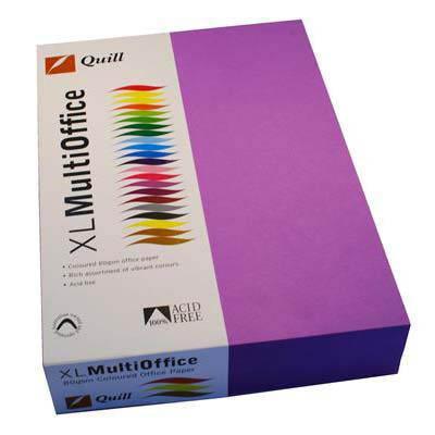 Quill Cover Paper 80GSM A4 Lilac Pack 500