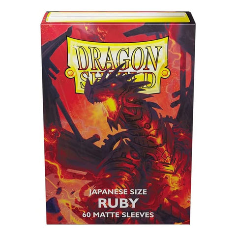 Arcane Tinmen Dragon Shield Japanese 60ct Matte Ruby Sleeves 59x86mm