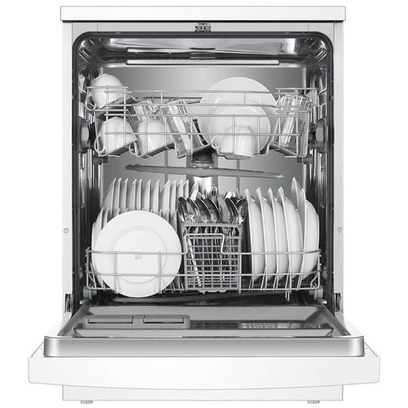Haier HDW13V1W1 13Place Setting Freestanding Dishwasher (White) JB HiFi