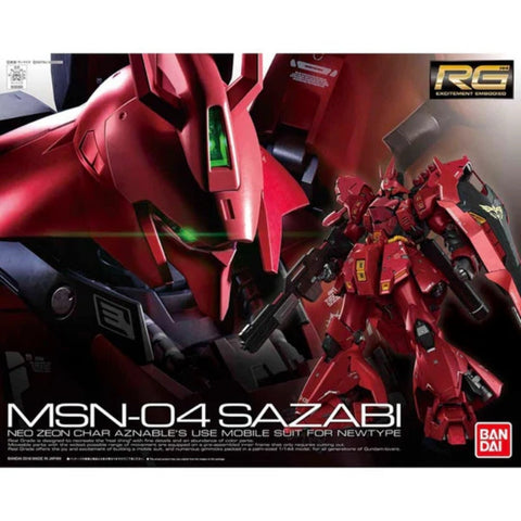 Bandai RG 1/144 Scale Sazabi Gundam Model Kit
