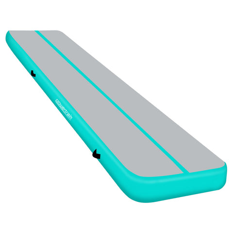 Powertrain 7m Air Track Gymnastics Mat (Grey Green)