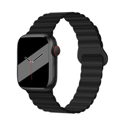 Hoco Apple Watch Silicon Magnetic Band for Series 38 / 40 / 41 / 42 mm (Black)