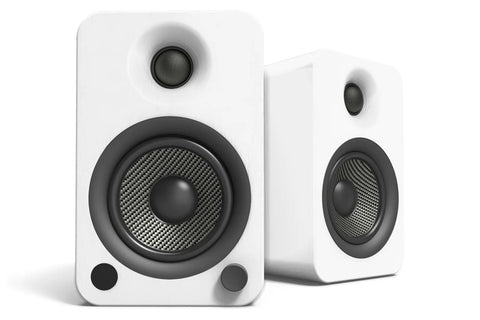 Kanto YU4 140W Powered Speakers with Bluetooth and Preamp (Matte White)