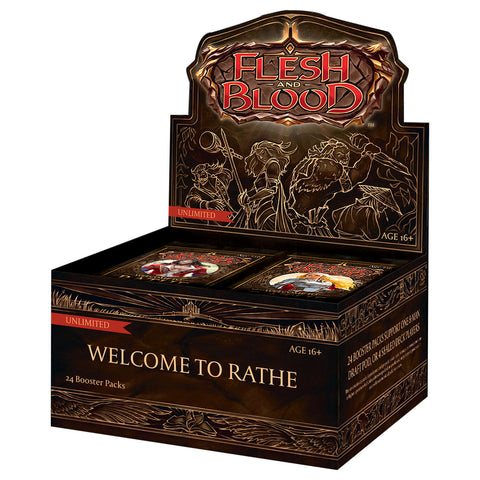 Legend Story Studios Welcome To Rathe UNLIMITED Booster Box Flesh And Blood