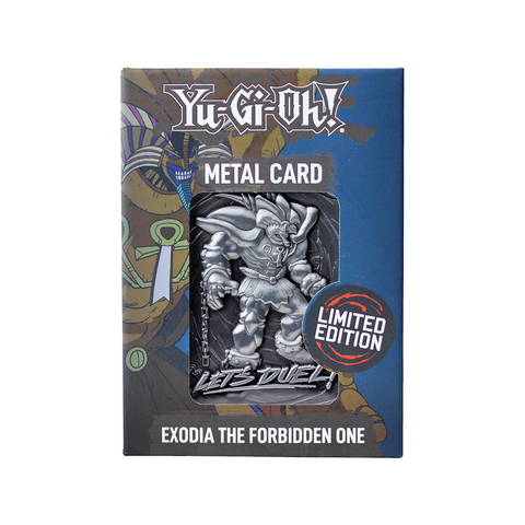 Fanattik Yu-Gi-Oh! Limited Edition Exodia the Forbidden One Metal Card