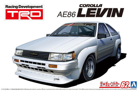 Aoshima 1/24 TRD AE86 Corolla Levin 83 Toyota