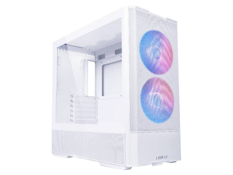 Lian Li LANCOOL 207 RGB Tempered Glass Mid-Tower Case - White