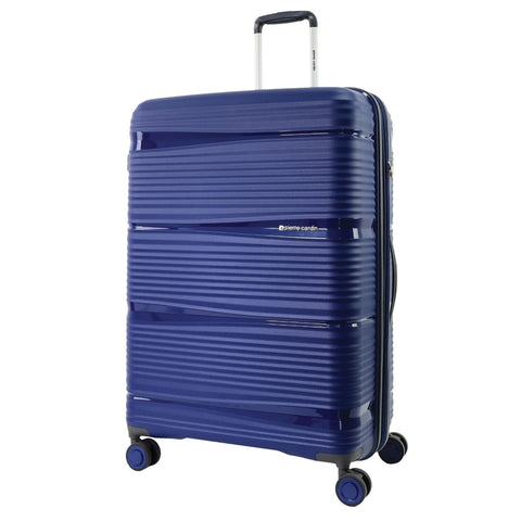 Pierre Cardin Normandy Large 123L Hard Shell Case Suitcase Travel Luggage (Navy)