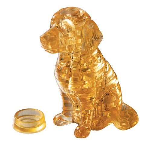 3D Golden Retriever Crystal Puzzle