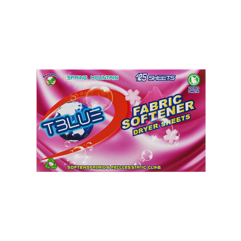 TBLUE Fabric Softener Dryer Sheet Spring Mountain (105 Sheets)