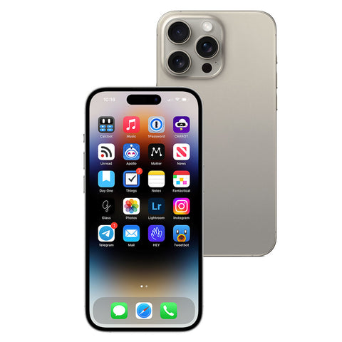 Apple iPhone 15 Pro 256GB (Natural Titanium) [~Refurbished: Excellent]