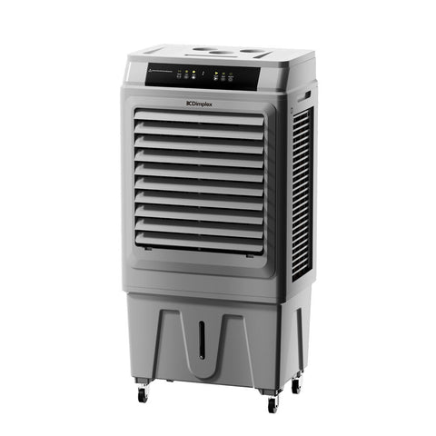 Dimplex 30L Digital Portable Evaporative Room Air Cooler with 3-Speeds and 2-Modes (Grey)