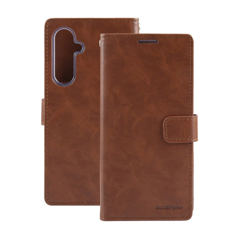 Goospery Bluemoon Diary for Galaxy S23 FE - Brown