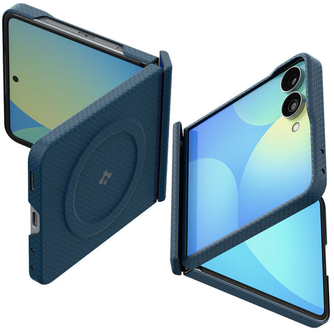 Spigen Galaxy Z Flip 8 Airskin Aramid (MagFit) Case (Navy)