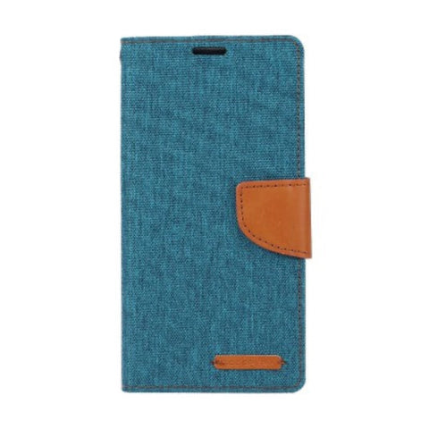 Goospery Canvas Diary case for iPhone 14 Plus - Green