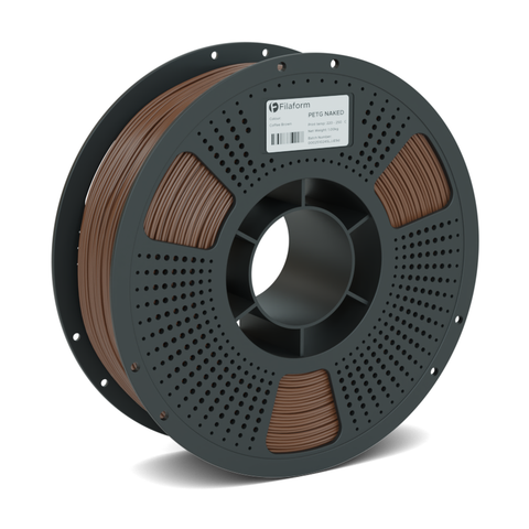 Filaform Naked PETG Matte 3D Printer Filament 1.75mm 1kg (Coffee Brown)