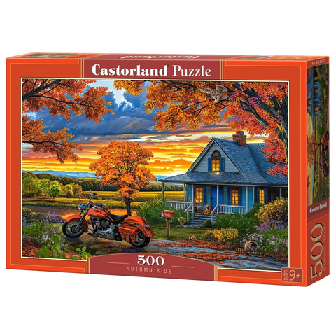 Castorland 500-Pieces Autumn Ride Puzzle