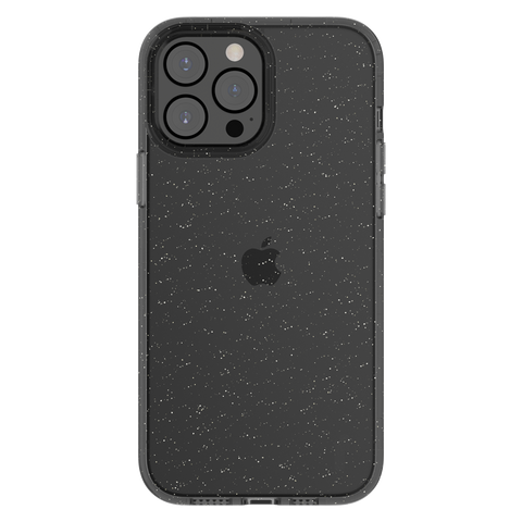 Ugly Rubber iPhone 13 Pro Vogue Glitter Infused Armor Case (Black)