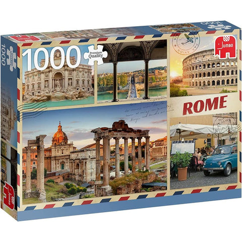 Jumbo 1000pc Greetings From Rome Puzzle