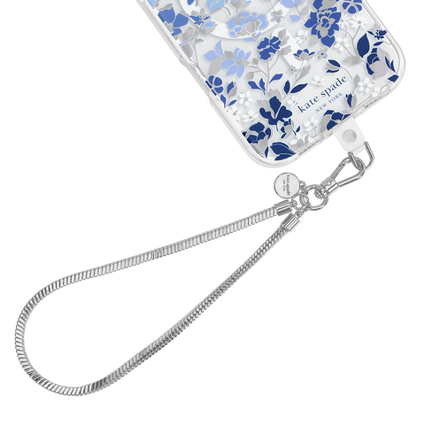 Kate Spade Heart of Silver Phone Charm Wrist Strap