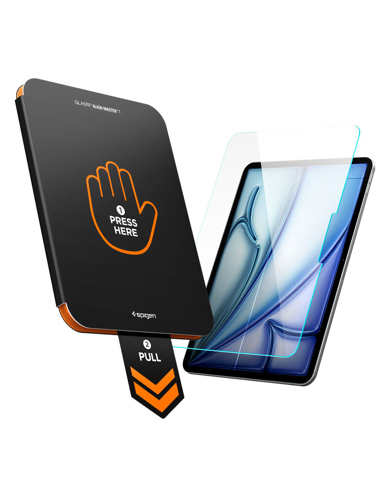 Removal Screen Protector From Computer Spigen Apple iPad Air 11 M4/M3/M2 (2026/2025/2024) AlignMaster T 1PC ...