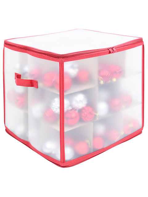 Christmas Warehouse - DECRBG01 Bauble & Christmas Decorations Storage Box | Fits Up To 270x 60mm Baubles Opaque