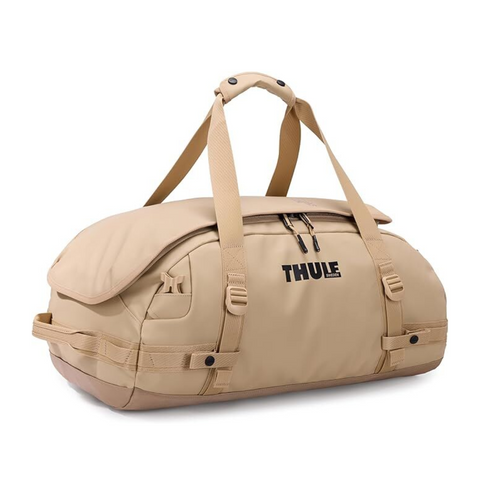 Thule Chasm 30L Duffel Overnight Bag Convertible Backpack Duffle in Gentle Beige