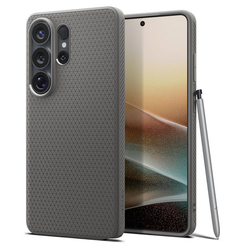 Spigen Galaxy S26 Ultra Liquid Air Case (Marble Grey)