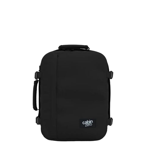 CabinZero Classic 28L Lightweight 0.6kg Carry On Backpack - Black
