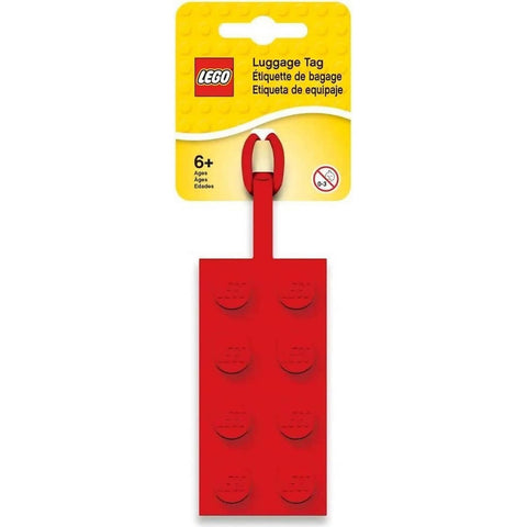 LEGO - Luggage Bag Tag Red 2x4 Brick