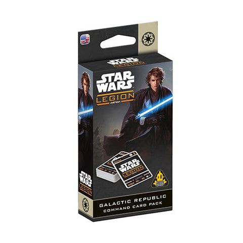 Atomic Mass Games Star Wars Legion Galactic Republic Command Card Pack