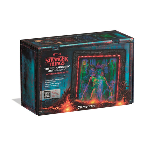 Clementoni 520pc Ftc Games Stranger Things Demogorgon's Hunt Metamorphic Art Jigsaw Puzzle