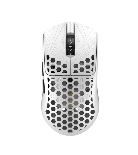 ARBITER STUDIO TENKO Akitsu Medium Carbon Fiber 8K Wireless Gaming Mouse (White)