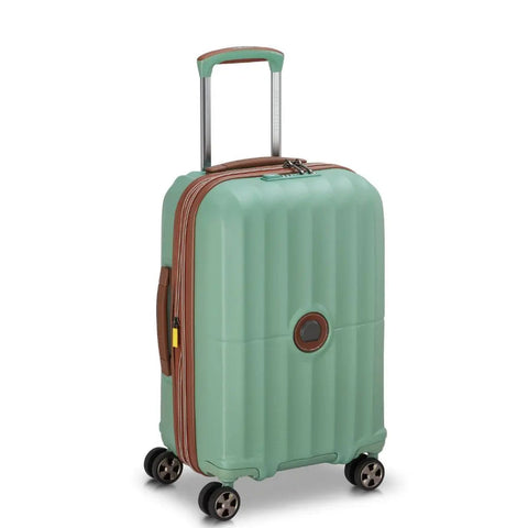 Delsey Carrousel 2 Carry On Luggage 55cm Exp - Green