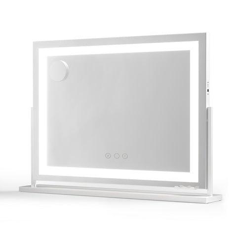 Embellir Makeup Mirror 80x58cm 360° Rotatable Vanity Mirror with Lights Bright Light Strip Adjustable