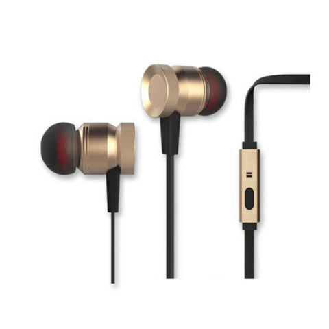 Sansai Stereo Earphones (Metallic Gold)