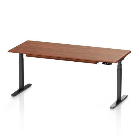 9am HOME Pesk Dual Motors Melamine Home Office Electric Standing Desk - (Walnut Brown Top)(1800*750mm)
