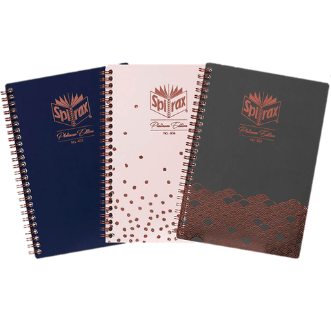 Spirax 404 Platinum Edition Notebook A5 (Assorted) [120 Page]