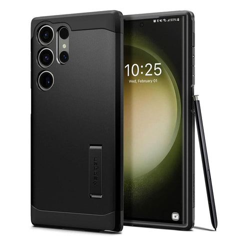Spigen Samsung Galaxy S23 Ultra Tough Armor Case - Black