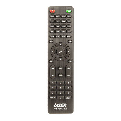 Laser DVD Player Remote with Large Buttons (Black)