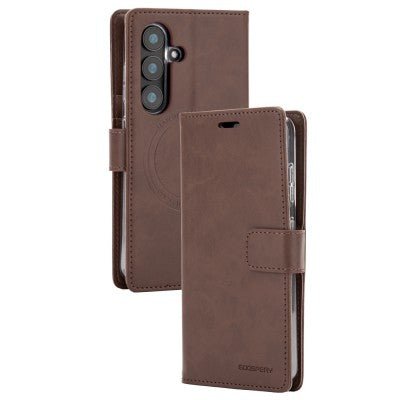 Goospery Bluemoon Diary for Samsung Galaxy S25 FE Magsafe (Brown)
