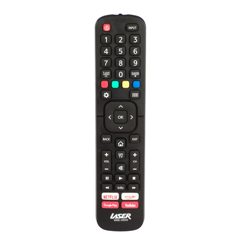Laser Hisense Replacement TV Remote (No Setup)