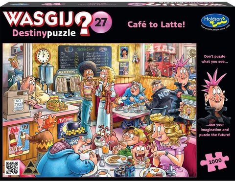 Holdson 1000pc Wasgij? Destiny 27 Cafe Latte! Puzzle