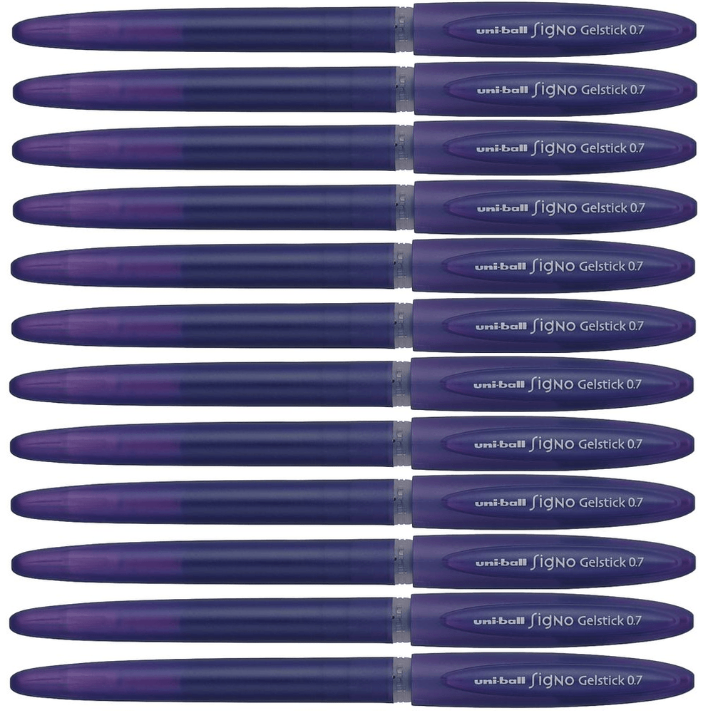 Uni-ball Signo Gelroller – 0.7mm, Blaue Mine, 12 Stück Packung