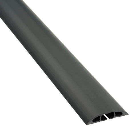 D-Line Floor Cable Cover - Light Duty - Cavity 17x9mm 1.8m (Black)