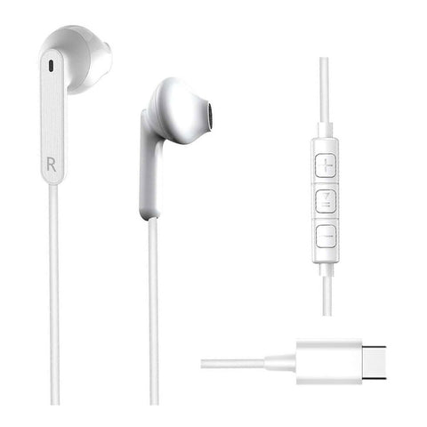 Sansai Type-C Stereo Headset (White)