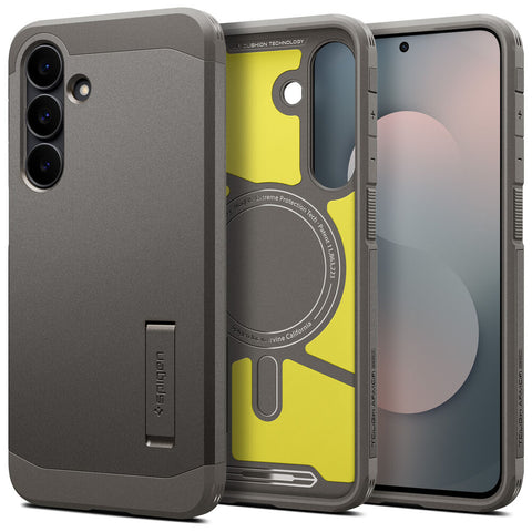 SPIGEN Tough Armor MagSafe Case for Galaxy S25 FE (Gunmetal)