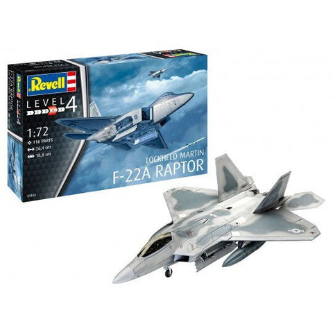 Revell 1/72 Lockheed Martin F22a Raptor